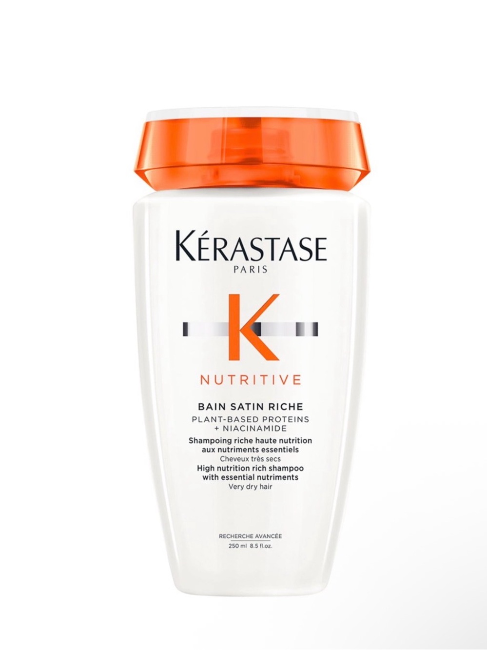 Kérastase Nutritive Bain Satin Riche Shampoo - Orange/White